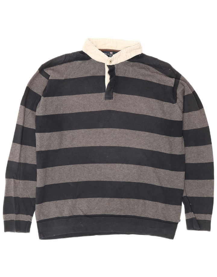 Marks & Spencer Pull à col polo Blue Harbor pour hommes, grand gris