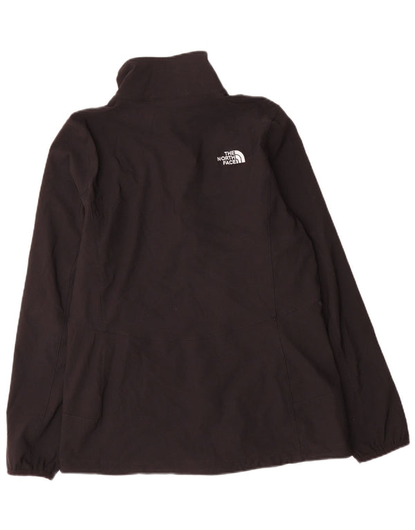 The North Face Damen-Trainingsanzug-Top-Jacke UK 12 Mittelschwarzes Polyester