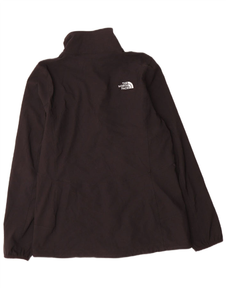 The North Face Womens Tracksuit Top Jacket UK 12 Medium Black Polyester