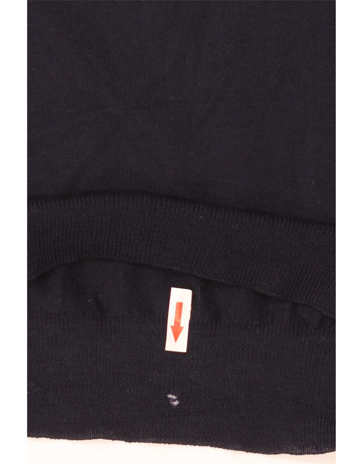 Trussardi Pull Col Ras Du Cou Petit Bleu Marine |