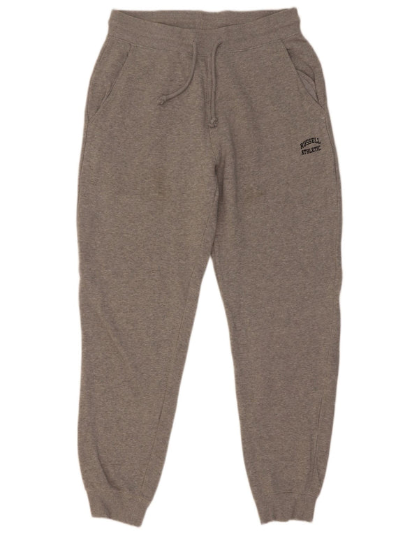 Pantaloni da tuta da uomo Russell Athletic, pantaloni da jogging, cotone mélange grigio medio