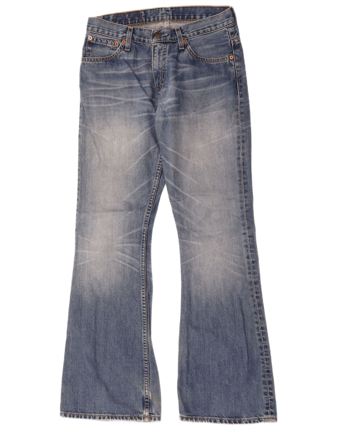Levi's Damen 516 Bootcut Jeans W31 L34 Blaue Baumwolle