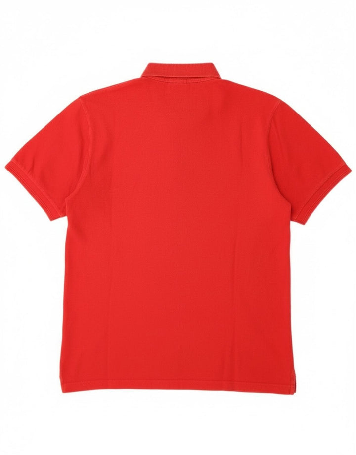 Levi's Mens Polo Shirt Large Red Cotton