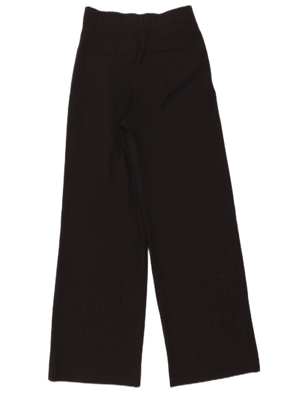 Zara Calça Chino Feminina Pegged Pequena W26 L31 Poliéster Preto