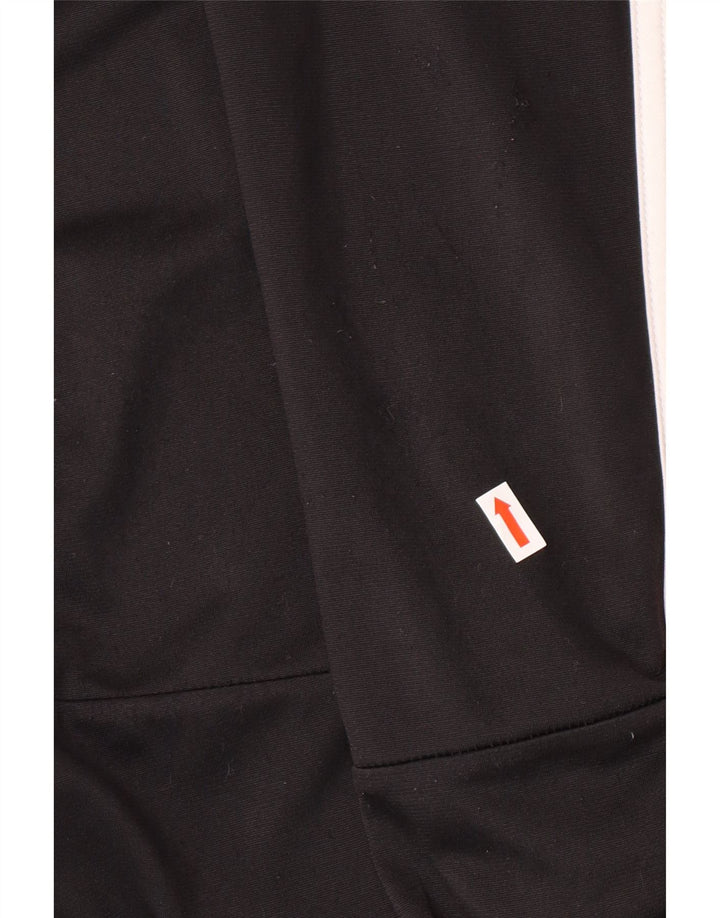 ADIDAS Boys Tracksuit Trousers 11-12 Years  Black Polyester