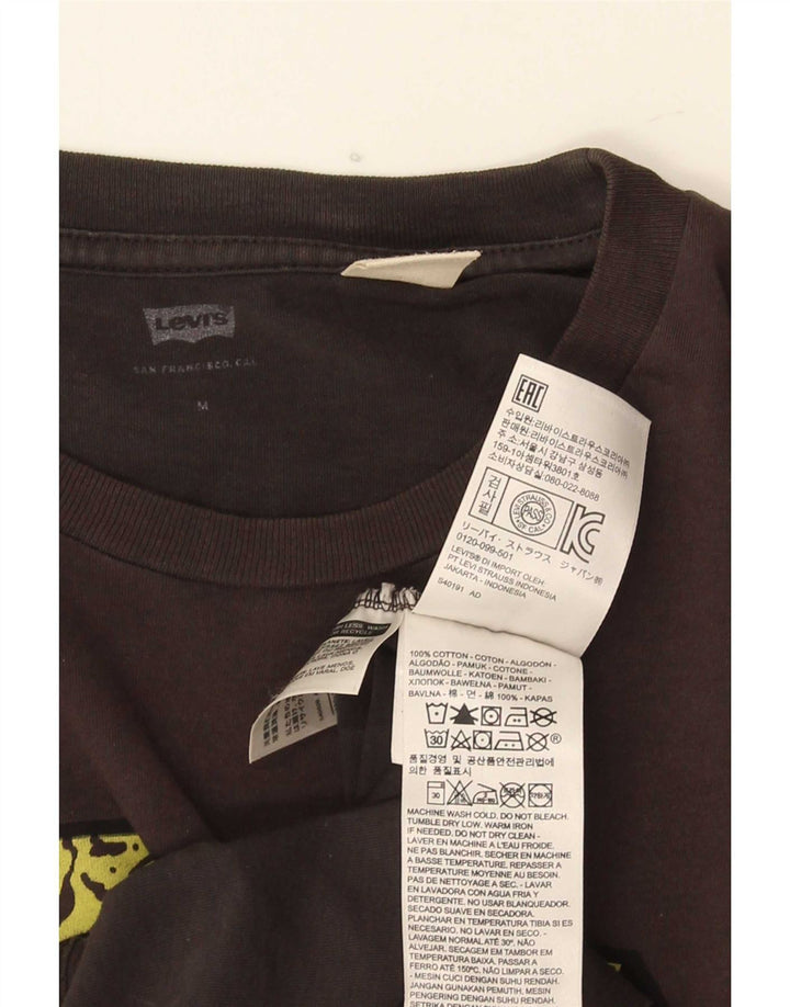 Levi's Tee-Shirt Graphique Homme Gris Moyen Coton