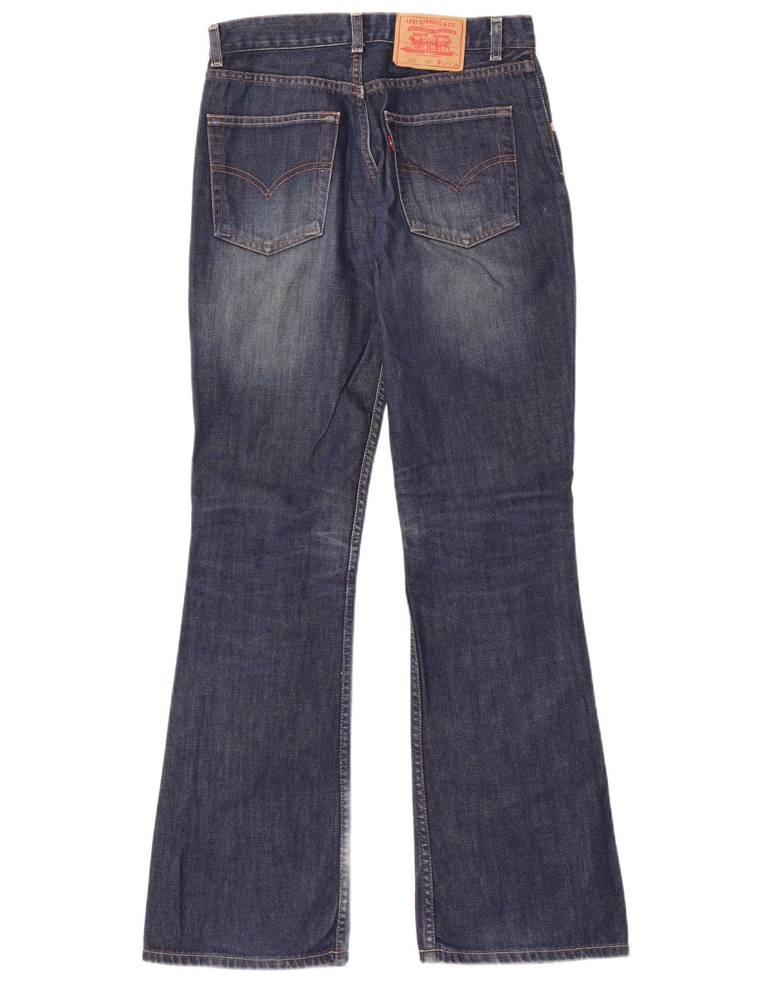 Jeans Levi's Uomo 525 Bootcut W29 L34 Cotone Blu Navy