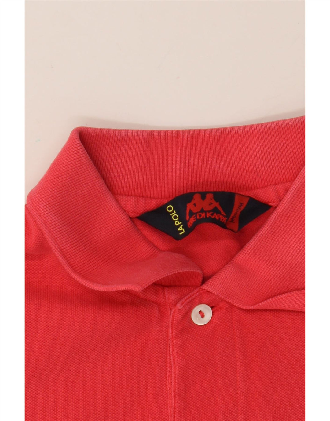 KAPPA Mens Polo Shirt Medium Red Vintage Kappa and Second-Hand Kappa from Messina Hembry 
