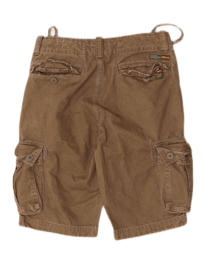 Ανδρικό σορτς Cargo Superdry W29 Μικρό καφέ βαμβακερό