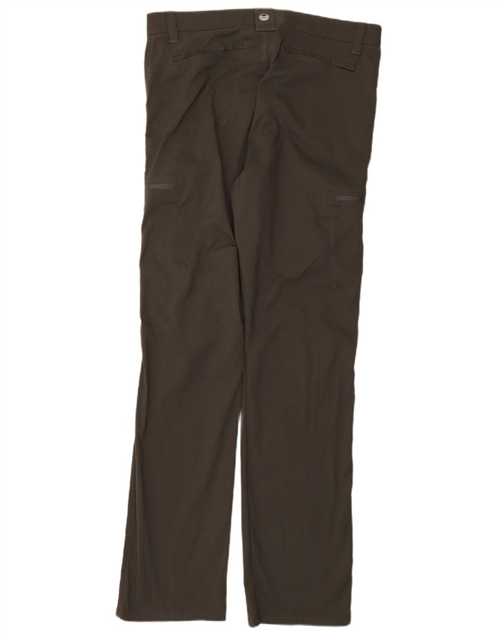 WRANGLER Mens Straight Cargo Trousers W36 L34 Grey Nylon