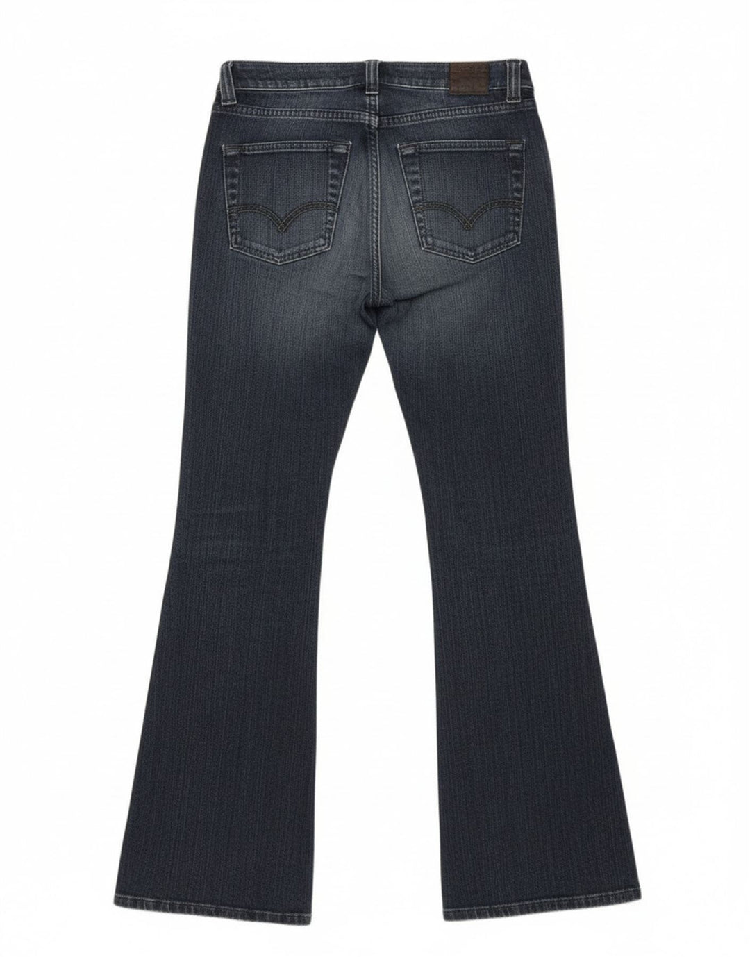 Lee Womens Flared Jeans W26 L33 Blue Cotton