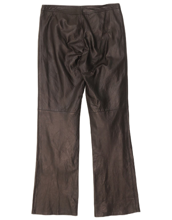 Женские кожаные брюки Dakota Bootcut W30 L31 черные