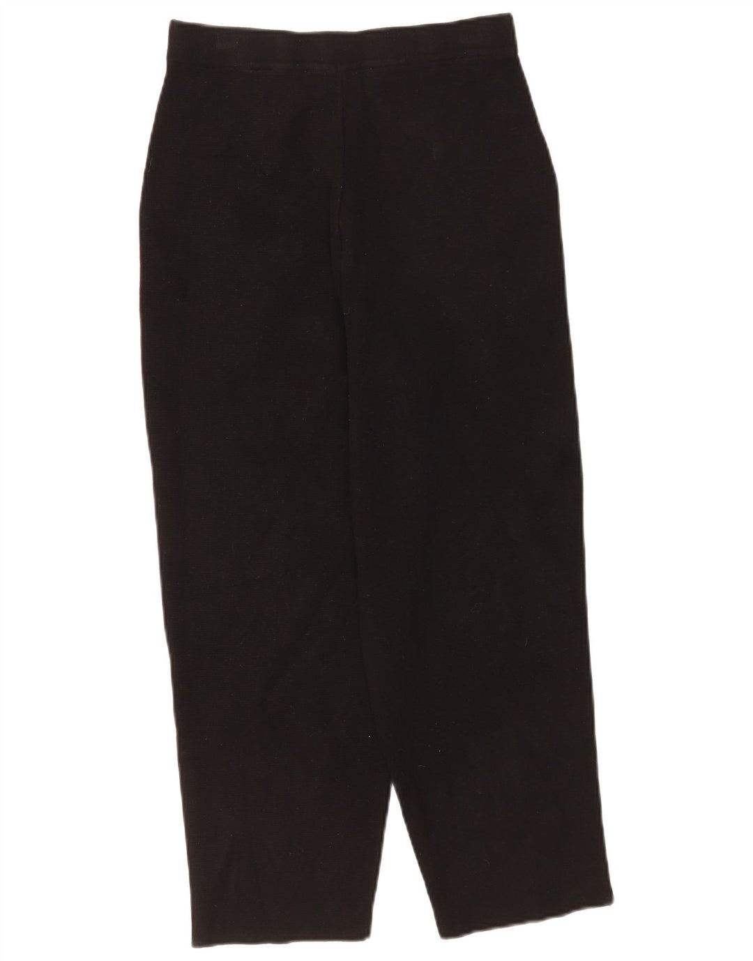 Zara Womens Cropped Trousers Medium W28 L24 Black Viscose