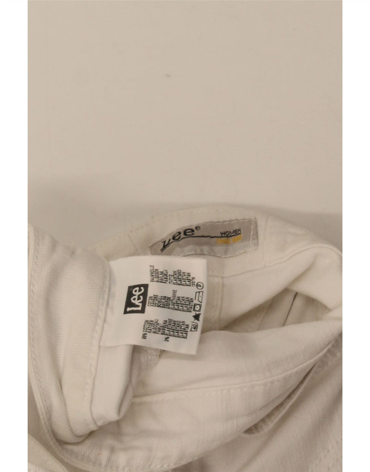 Lee Womens Norma Slim Jeans W30 L27 White Cotton