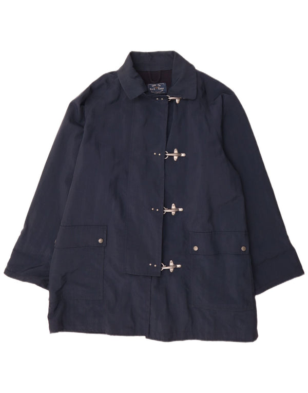 Les Copains Dame Blue Eagle Oversized Utility Jacket IT 44 Medium Navy