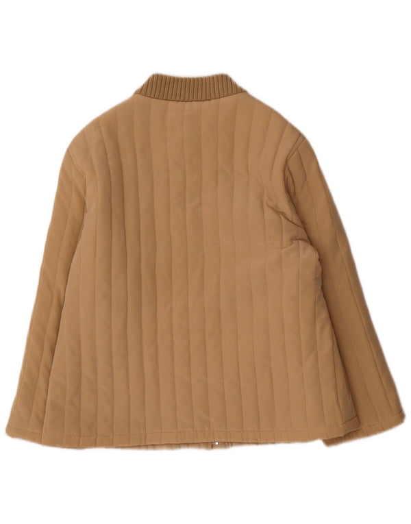 cherie Bomberjakke til kvinder IT 48 XL Beige Silke
