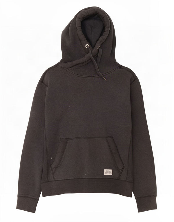 Superdry Mens Hoodie Jumper Large Grey Cotton