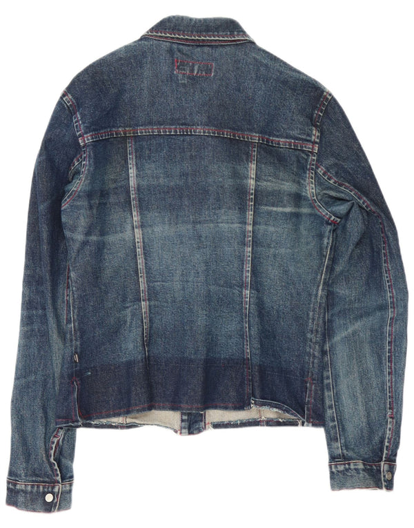 Gas Damen Jeansjacke UK 14 Large Blau