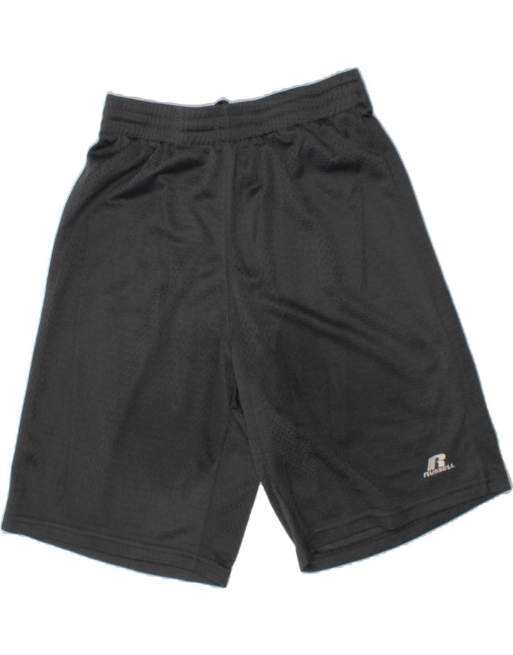 RUSSELL ATHLETIC Boys Sport Shorts 14-15 Years Large  Grey Polyester Vintage Russell Athletic and Second-Hand Russell Athletic from Messina Hembry 