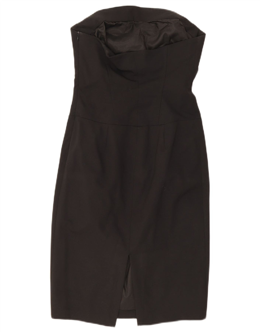 Elisabetta Franchi Womens Strapless Dress IT 44 Medium Black