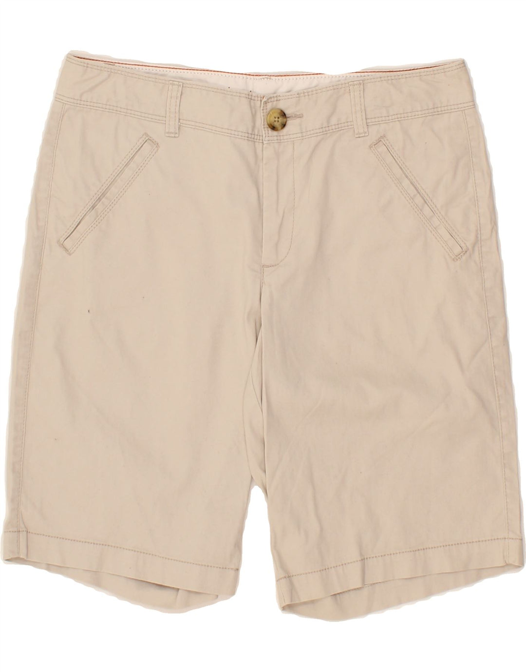 DOCKERS Womens Chino Shorts US 8 Medium W30  Beige Cotton Vintage Dockers and Second-Hand Dockers from Messina Hembry 