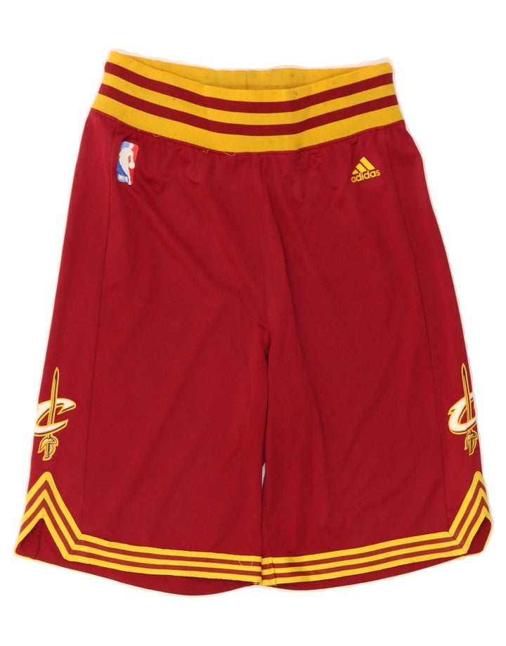 ADIDAS Boys Sport Shorts 11-12 Years  Red Polyester Vintage Adidas and Second-Hand Adidas from Messina Hembry 