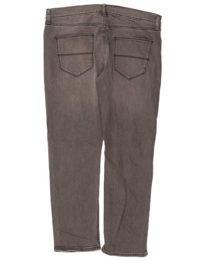 Marks & Spencer Mens Slim Jeans W36 L29 Grey Cotton