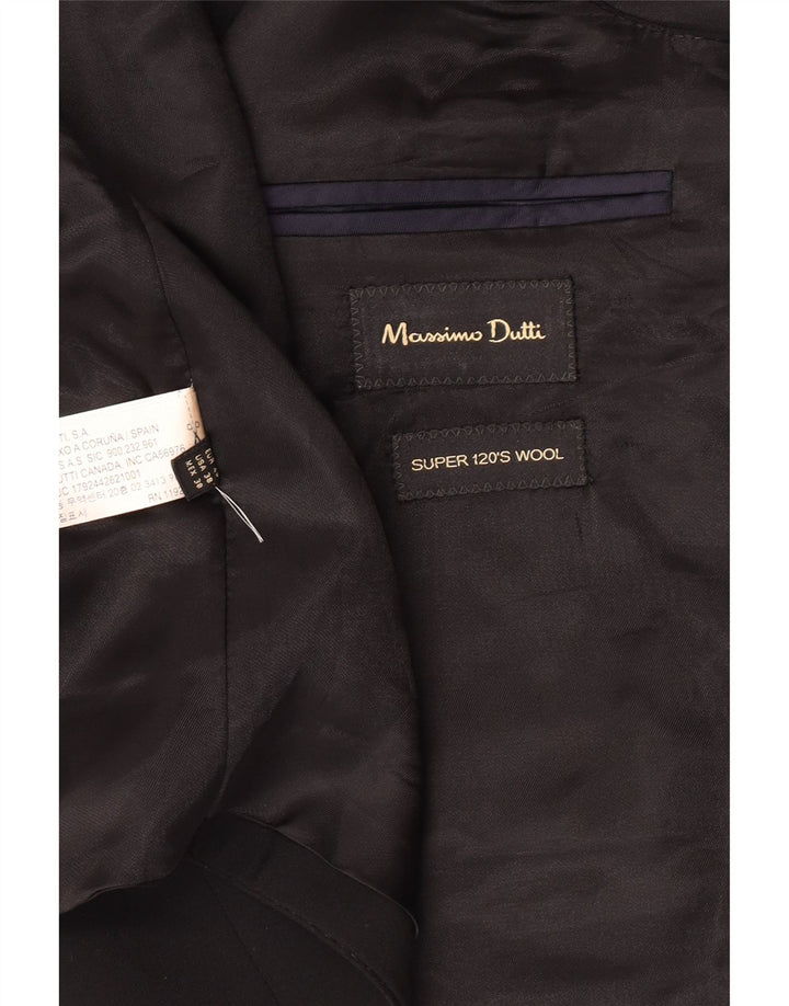 Massimo Dutti Gilet Homme EU 48 Laine Noir Moyen