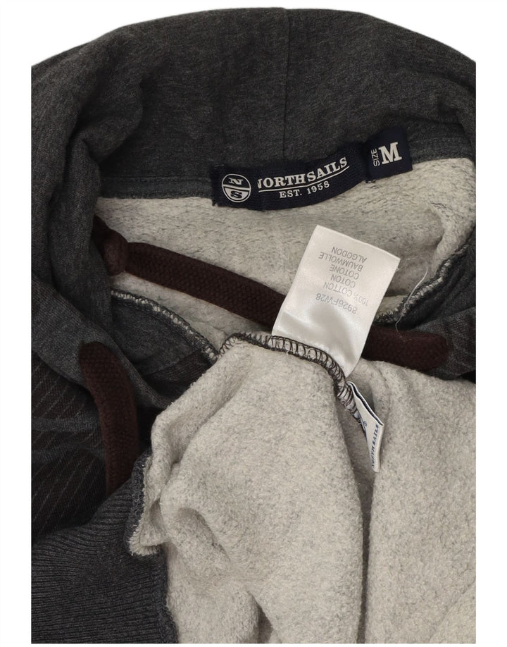 North Sails Herre hættetrøje Jumper Medium Grey Plaid Bomuld
