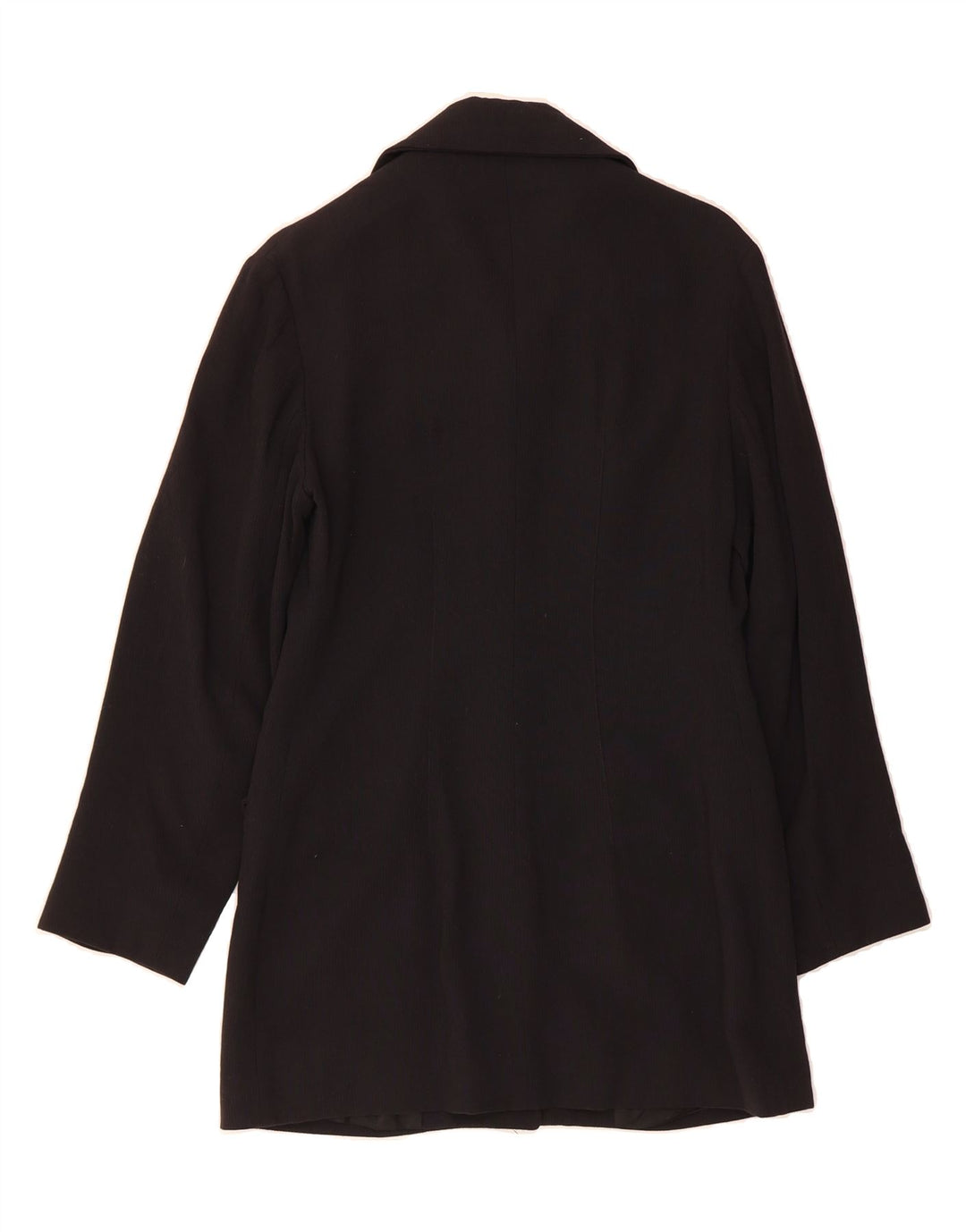 PATRIZIA PEPE Womens Overcoat IT 42 Medium Black Viscose Vintage Patrizia Pepe and Second-Hand Patrizia Pepe from Messina Hembry 