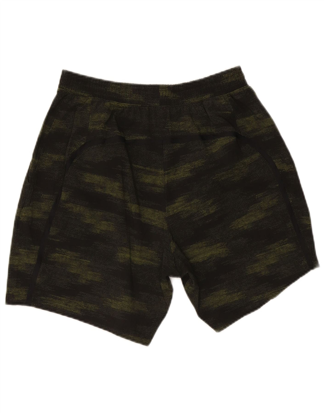 Lululemon Mens Sport Shorts Medium Green Camouflage Polyester