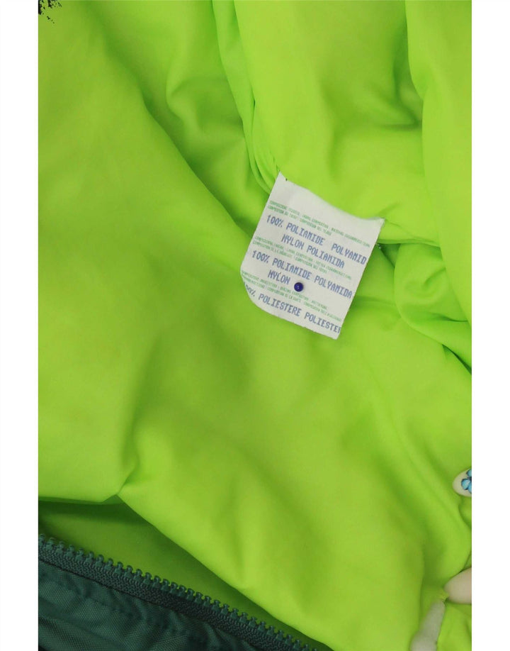 Brugi Mens Ski Jumpsuit IT 44 Small Green Colourblock Polyamide