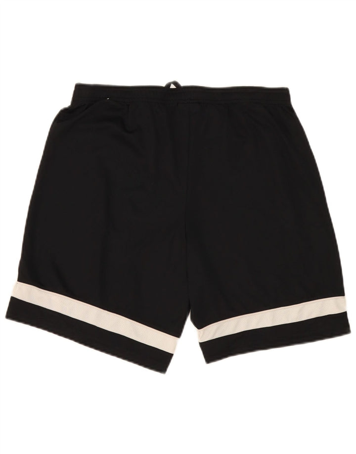 Pantaloncini sportivi Nike da uomo Dri Fit, poliestere mélange nero medio