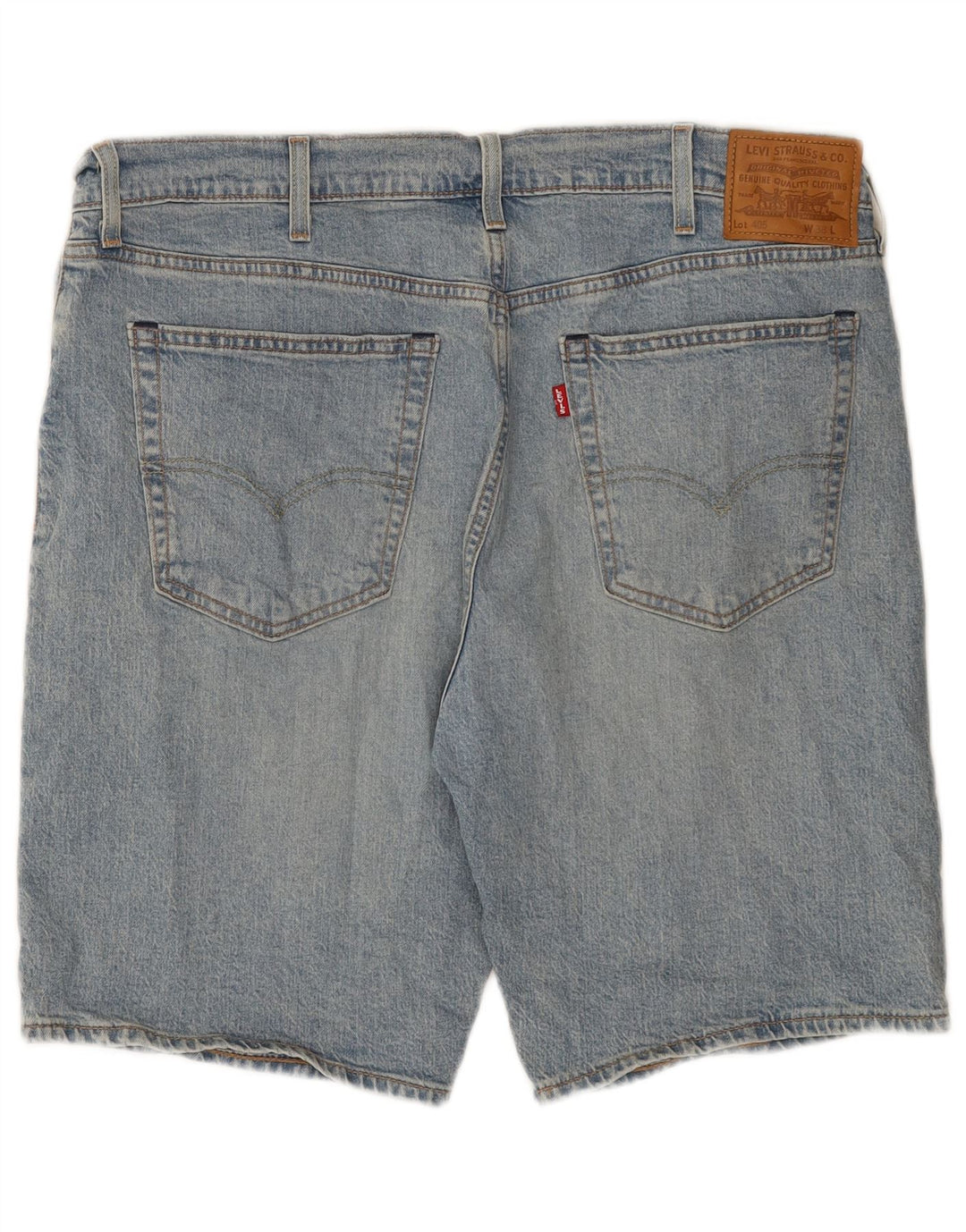LEVI'S Womens 405 Denim Shorts W38 XL Blue Cotton