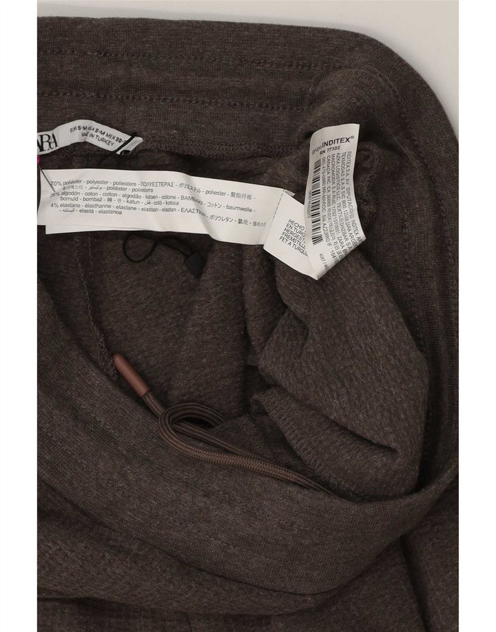 Zara Mens Tracksuit Trousers Small Grey Polyester