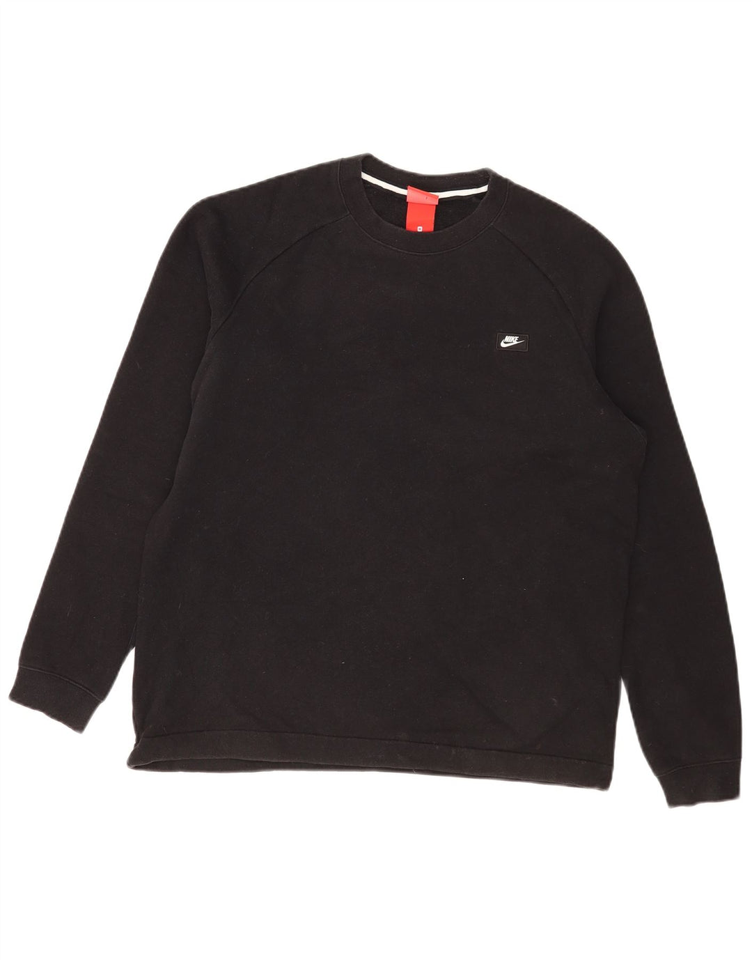 Nike Mens Sweatshirt Jumper Medium Black Cotton