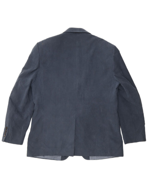 Marks & Spencer Herre 2-knaps blazerjakke UK 38 Medium Blue Polyester