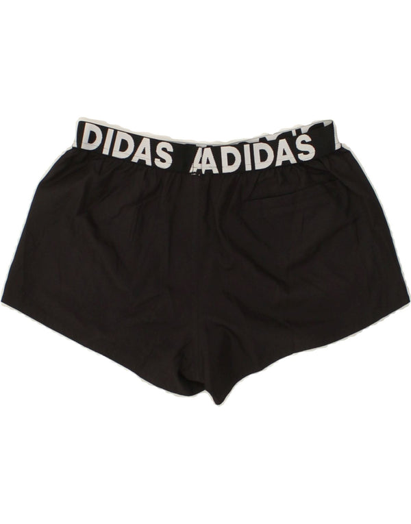 Женские спортивные шорты ADIDAS UK 0/2 2XS, черный полиэстер