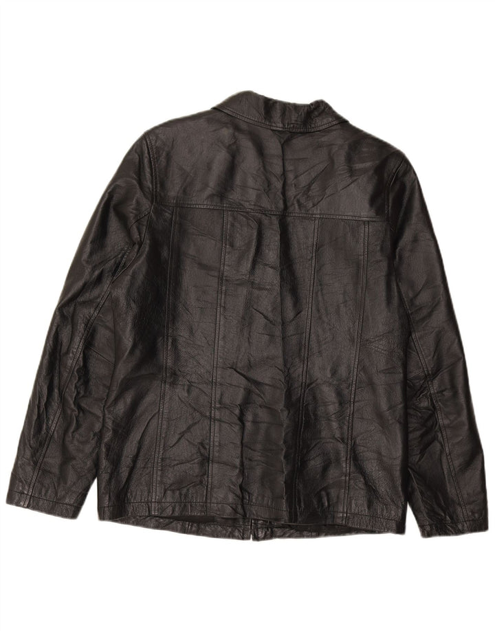 Geacă de piele YESSICA pentru femei UK 14 Large Black