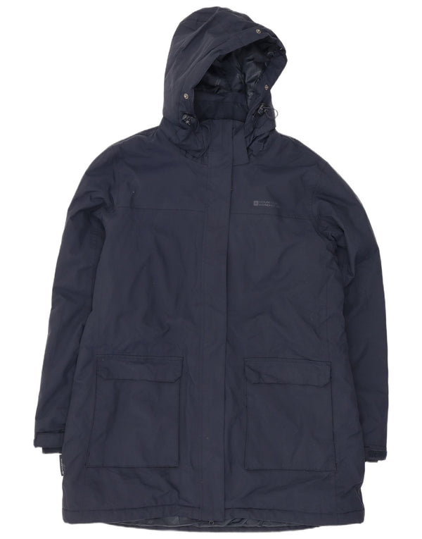 Damski płaszcz wiatrówka z kapturem Mountain Warehouse UK 20 2XL granatowy