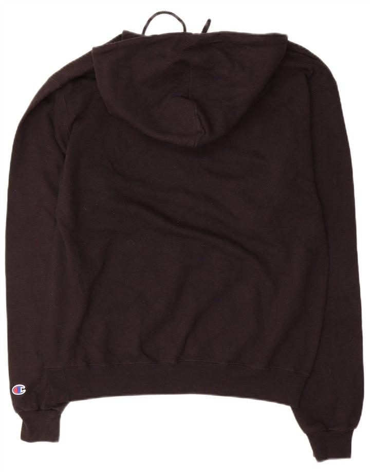 CHAMPION Mens Hoodie Jumper Medium Black