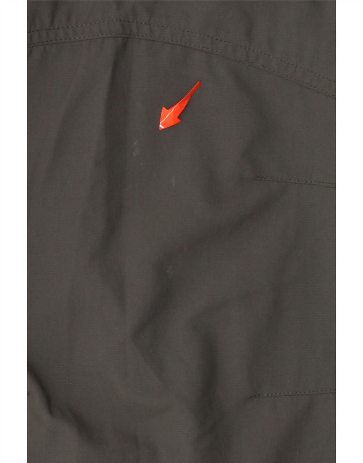 MCKINLEY Mens Straight Capri Trousers W34 L20 Grey Polyamide