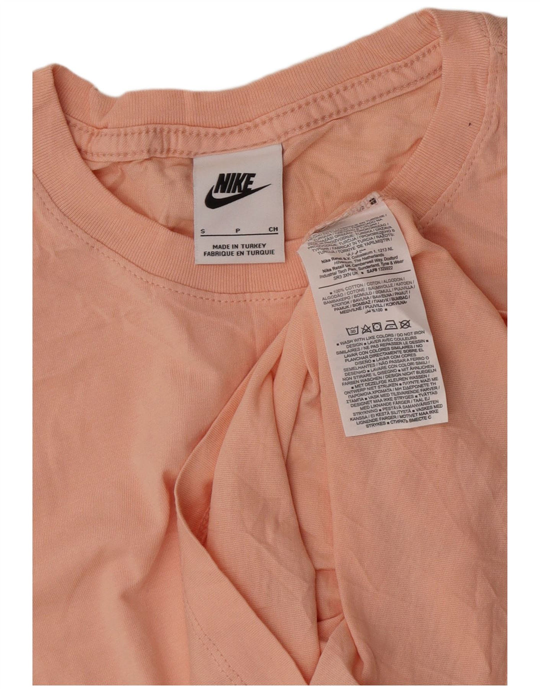 T-shirt Nike da uomo Top Small in cotone rosa