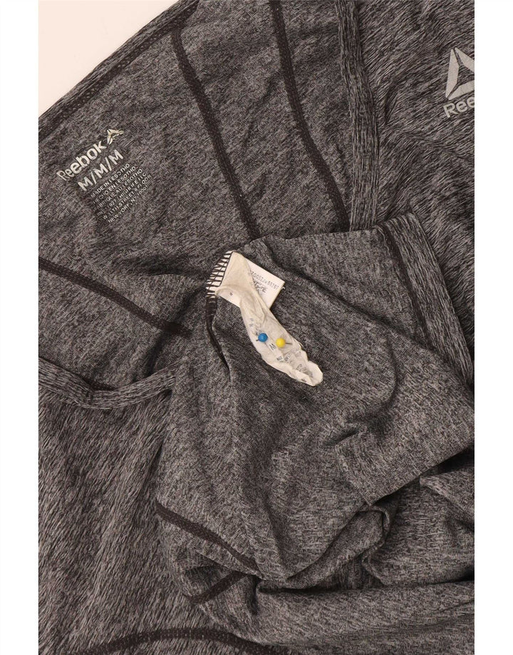 T-shirt Reebok da donna Top UK 14 poliestere chiazzato grigio medio