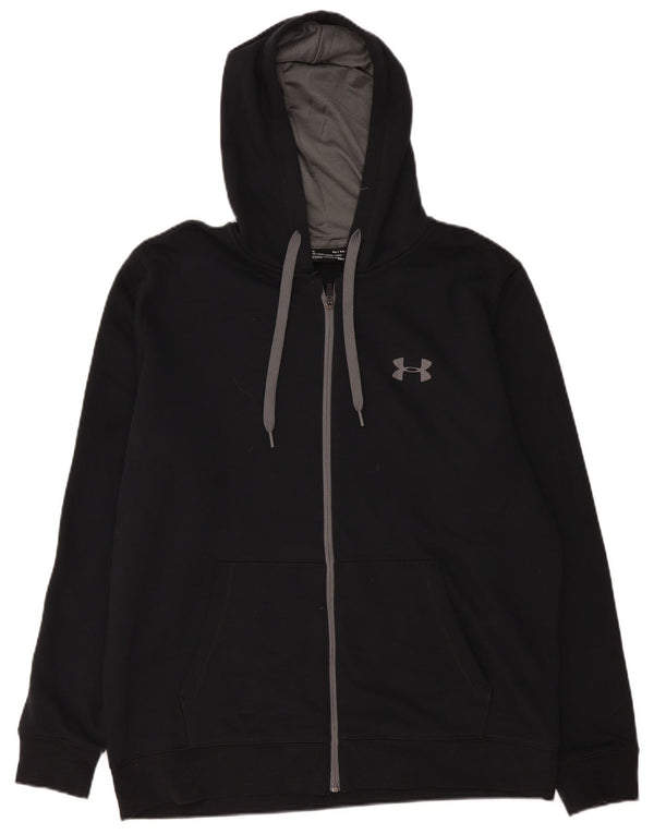 Under Armour Cold Gear Zip Sweat à Capuche XL Homme Noir Coton