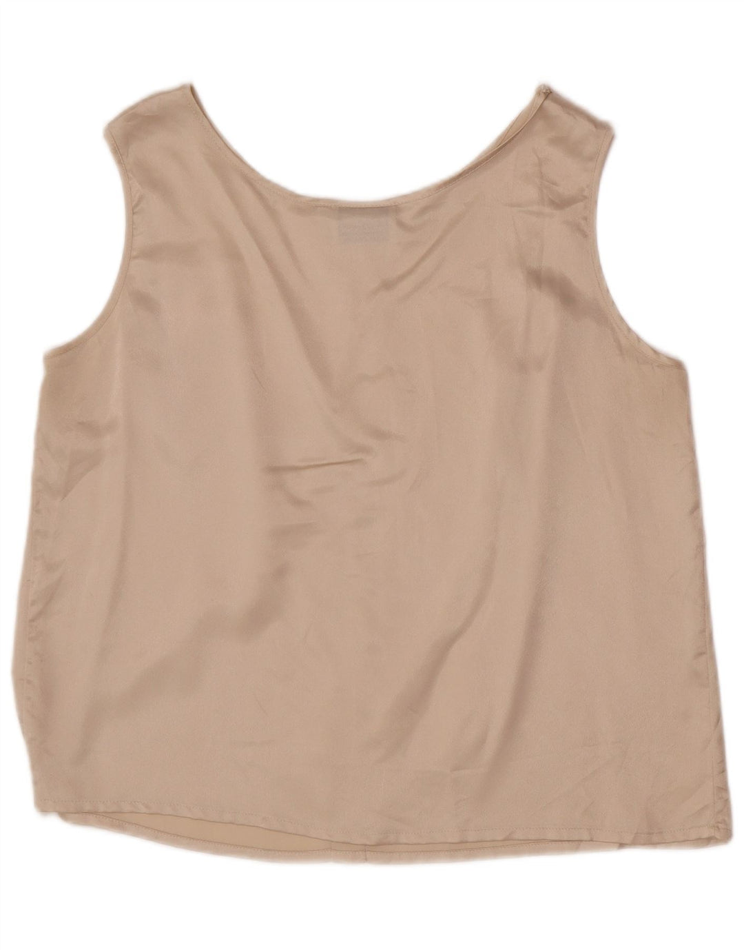 Luisa Spagnoli Dame Crop Vest Top IT 42 2XL Beige Polyester