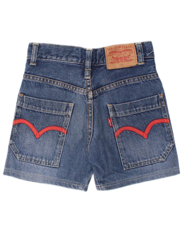 Pantaloncini di jeans Levi's Baby Boys 18-24 mesi W22 cotone blu