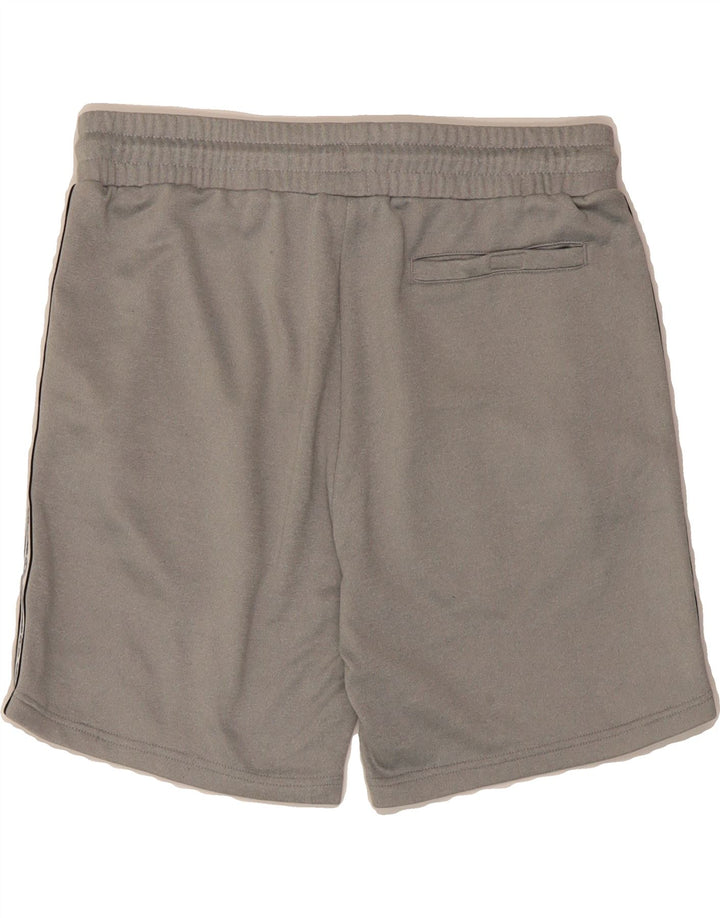 ELLESSE Mens Graphic Sport Shorts Small  Grey Polyester Vintage Ellesse and Second-Hand Ellesse from Messina Hembry 