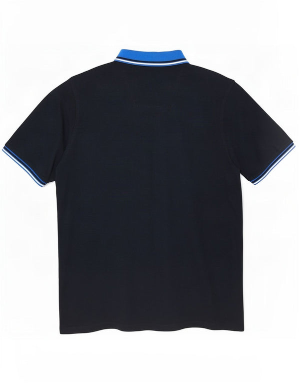 Polo da rugby da uomo Jack & Jones 2XL cotone a righe blu navy