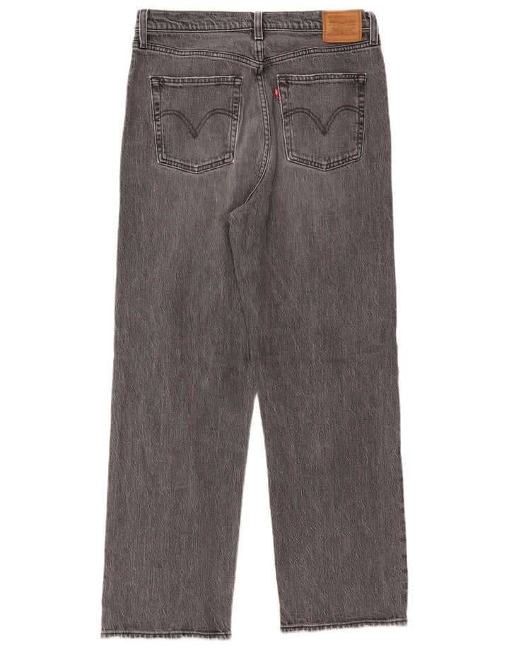 Levi's Mens Ribcage Straight Jeans W31 L29 Grey Cotton